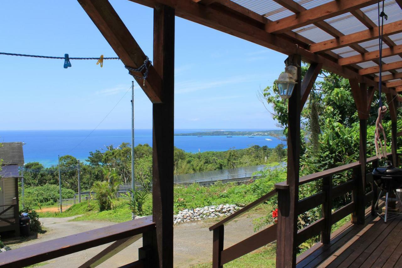 Panorama Ocean View Cottage Motobu Bagian luar foto