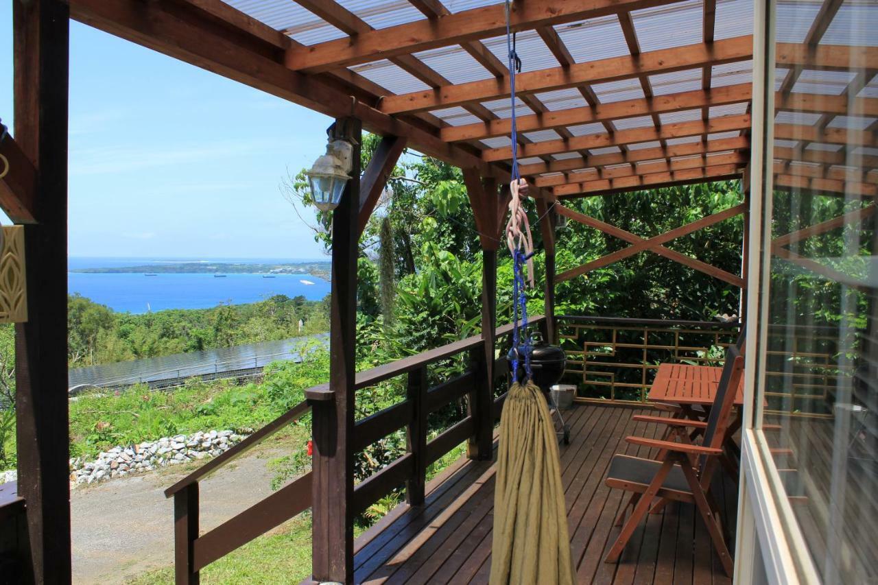 Panorama Ocean View Cottage Motobu Bagian luar foto