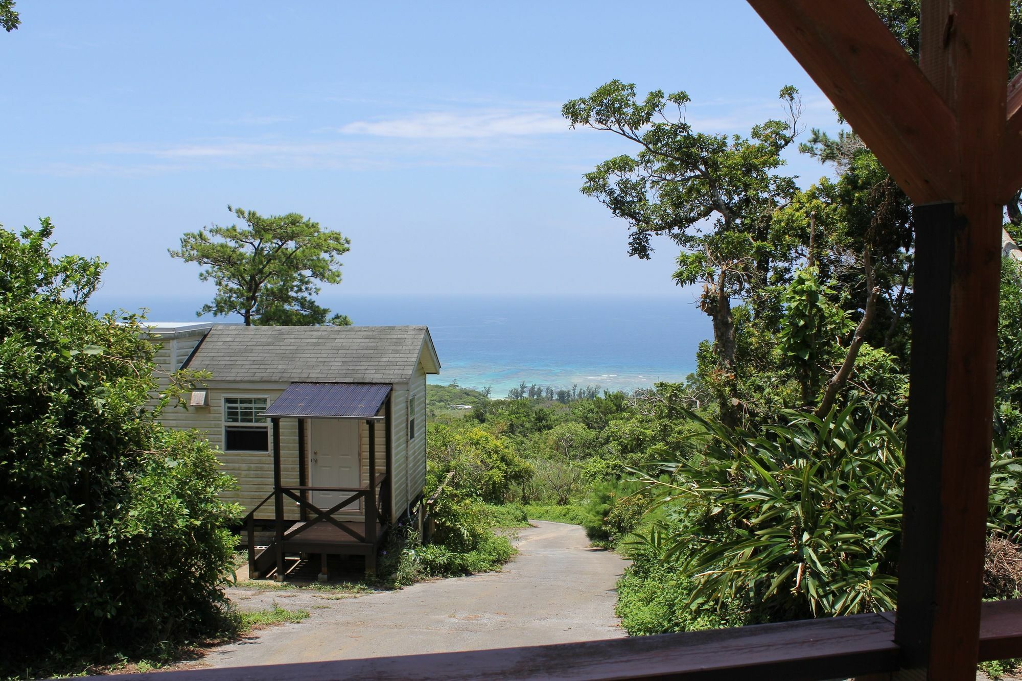 Panorama Ocean View Cottage Motobu Bagian luar foto