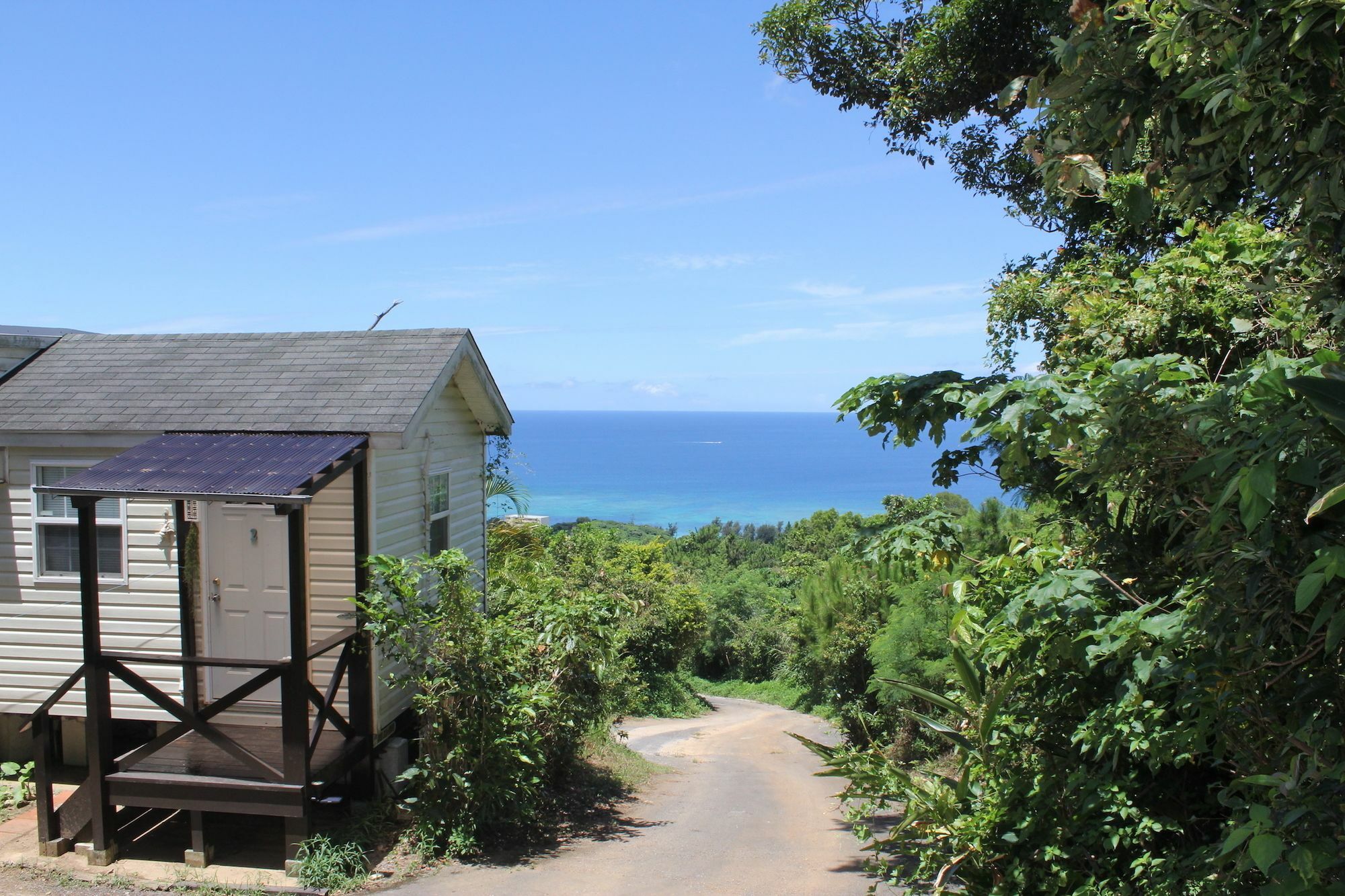 Panorama Ocean View Cottage Motobu Bagian luar foto